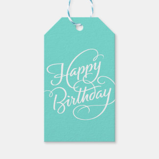 ÉTIQUETTES-CADEAU TURQUOISE JEUX ANNIVERSAIRE | BALISE CADEAU