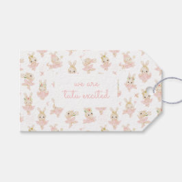 Étiquettes-cadeau Tutu Ballerina Lapin Lapin Baby shower Merci