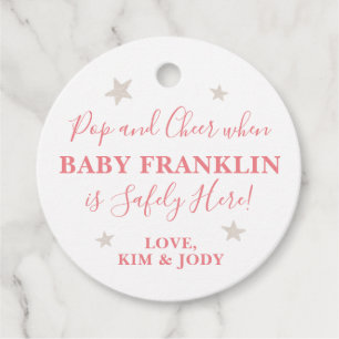 Étiquettes Cadeau Twinkle Twinkle Little Star Pop It When She Pops