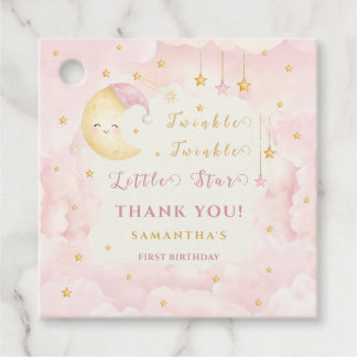 Étiquettes Cadeau Twinkle Twinkle Little Star Premier Anniversaire R