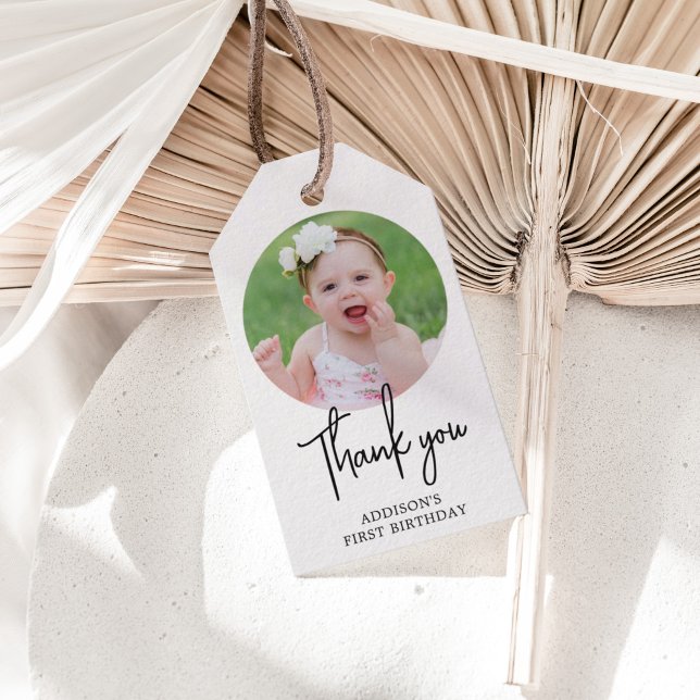 Étiquettes-cadeau UN anniversaire (Créateur téléchargé)