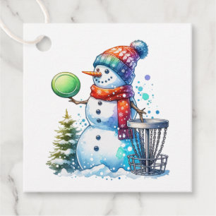 Étiquettes Cadeau Un cadeau pour vous Disk Golf