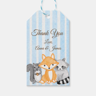 Étiquettes-cadeau Un cadeau pour vous Thème Woodland