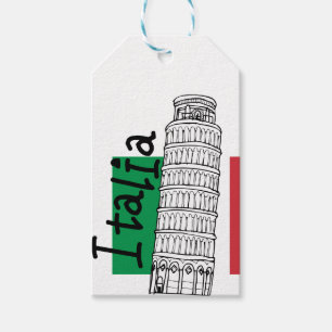 Étiquettes-cadeau Un contact de l'Italie