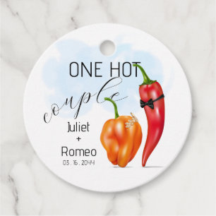 Étiquettes Cadeau Un Couple Chaud Piment Mariage