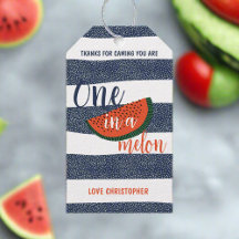 Un dans un Melon 1er Anniversaire Remerciements Pe