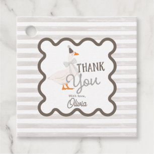 Étiquettes Cadeau Un Joyeux Fou 1er Anniversaire Merci