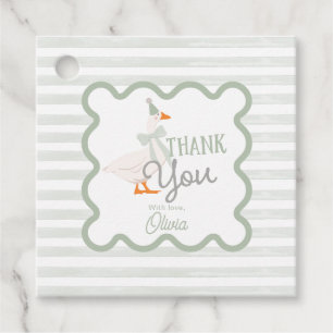Étiquettes Cadeau Un Joyeux Fou 1er Anniversaire Merci