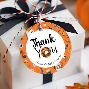 Étiquettes Cadeau Un Little Boo est presque attendu Baby shower d'Ha
