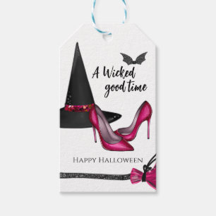 Étiquettes-cadeau Un moment méchant et agréable Joyeux Halloween