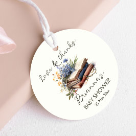 Étiquettes Cadeau Un nouveau chapitre de livre baby shower faveur