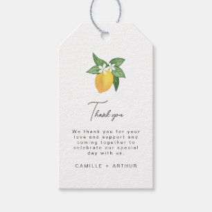 Étiquettes-cadeau Un petit Baby shower doux Citrus