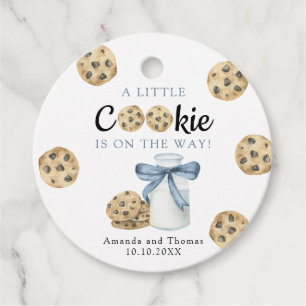 Étiquettes Cadeau Un petit biscuit est en route Baby shower