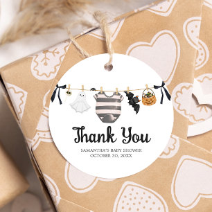 Étiquettes Cadeau Un Petit Boo Est Presque À Baby shower Tour