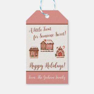 Étiquettes-cadeau Un petit gâteau pour quelqu'un Sweet Gingerbread H