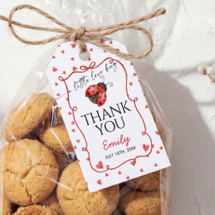 Étiquettes-cadeau Un petit Love Bug Merci