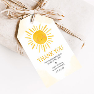 Étiquettes-cadeau Un petit rayon de soleil Baby shower Favoriser les