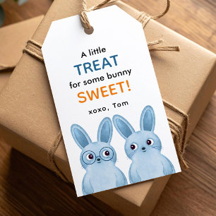 Étiquettes-cadeau Un petit régal pour une fête de garçon sucré lapin