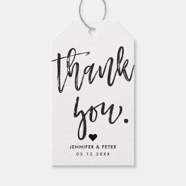 Étiquettes-cadeau Un simple merci (Devant)