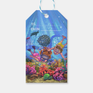 Étiquettes-cadeau Under the Sea