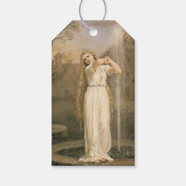 Étiquettes-cadeau Undine (par John William Waterhouse) (Devant)