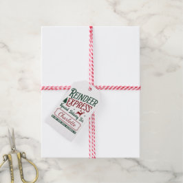 Étiquettes-cadeau Une livraison festive de l'équipe d'Express Reinde