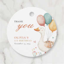 Une oie sotte 1ère fête d'anniversaire