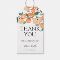 Une petite orange adorable Citrus Merci baby showe