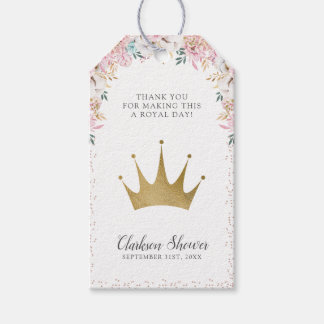 Étiquettes-cadeau Une petite princesse