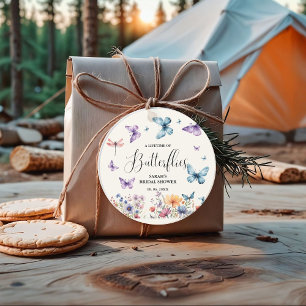 Étiquettes Cadeau Une vie de papillons Table de fête de mariage