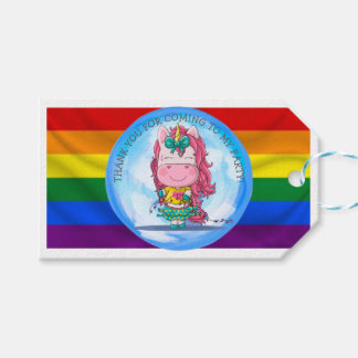 Étiquettes-cadeau Unicorn Party Rainbow Merci Tags cadeaux