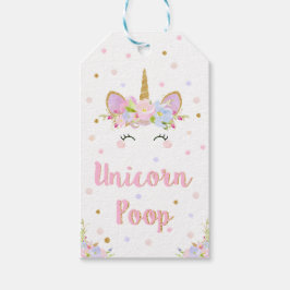 Étiquettes-cadeau Unicorn Poop Merci Anniversaire Cadeau Favoriser T