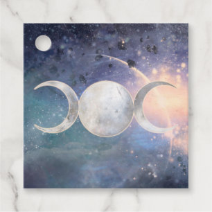 Étiquettes Cadeau Univers Triple Lune Dieu Goddess Moonstone