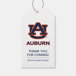 Étiquettes-cadeau Université d'Auburn   Graduation