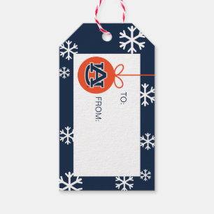Étiquettes-cadeau Université d'Auburn   Vacances