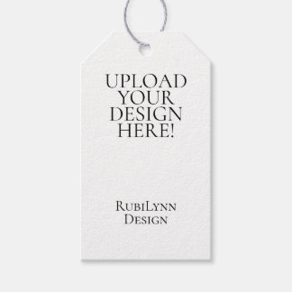 Étiquettes-cadeau Upload Your Design Here Custom Gift Tag