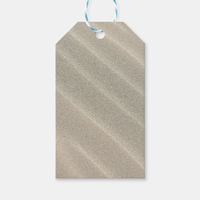 Étiquettes-cadeau Vagues de sable (Devant)