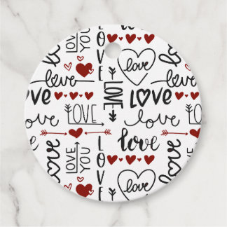 Étiquettes Cadeau Valentines Day