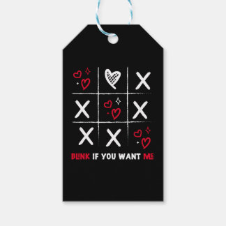 Étiquettes-cadeau Valentines Jour Tic Tac Toe Drôle Valentine Présen