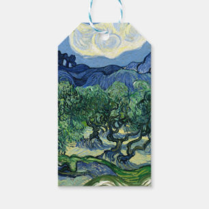 Étiquettes-cadeau Van Gogh Les Oliviers Tableau de Paysage
