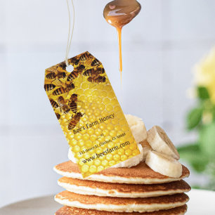 Étiquettes-cadeau Vendeur de miel Abeille Apiariste Personnalisé
