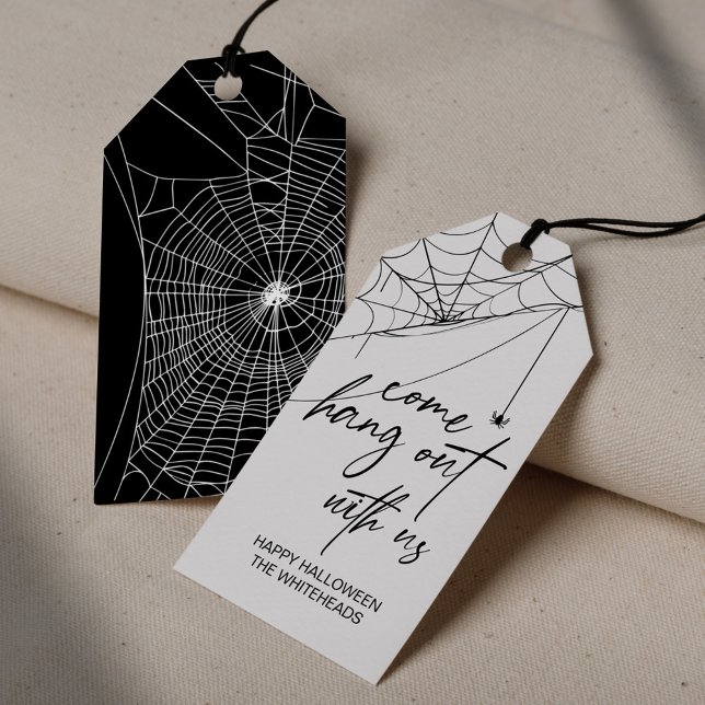 Étiquettes-cadeau Venez Accrocher Avec Nous La Fête De L'Halloween (Créateur téléchargé)