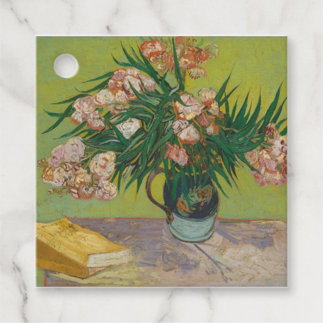 Étiquettes Cadeau Vincent Van Gogh Oleander (Devant)