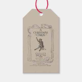 Étiquettes-cadeau Vintage Dickens A Christmas Carol Gift Tag
