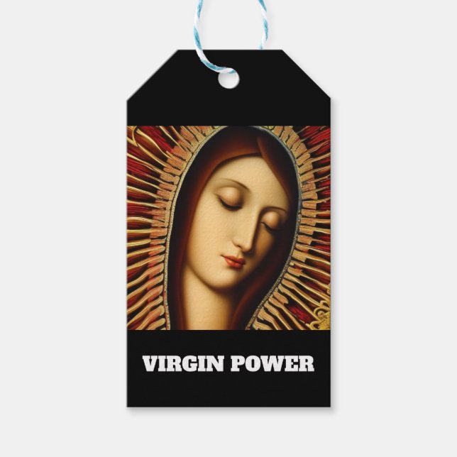 ÉTIQUETTES-CADEAU VIRGIN POWER (Devant)