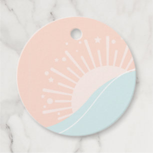 Étiquettes Cadeau Voici Le Baby shower Soleil