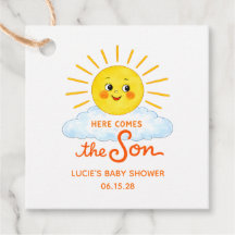 Voici venir le fils Baby Shower Dessin à la main E