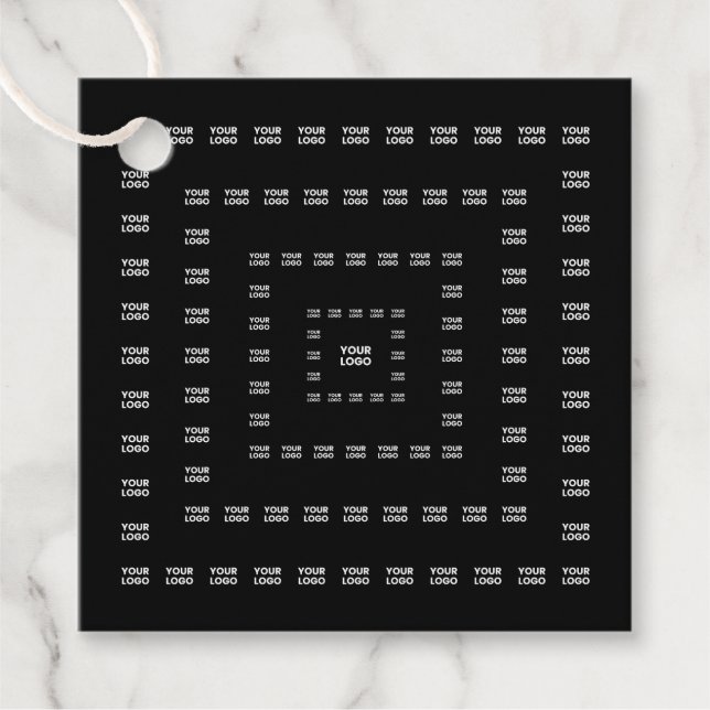 Étiquettes Cadeau Votre logo ou n'importe quelle conception/image |  (Devant)