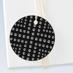Étiquettes Cadeau Votre logo ou toute image Motif moderne unique
