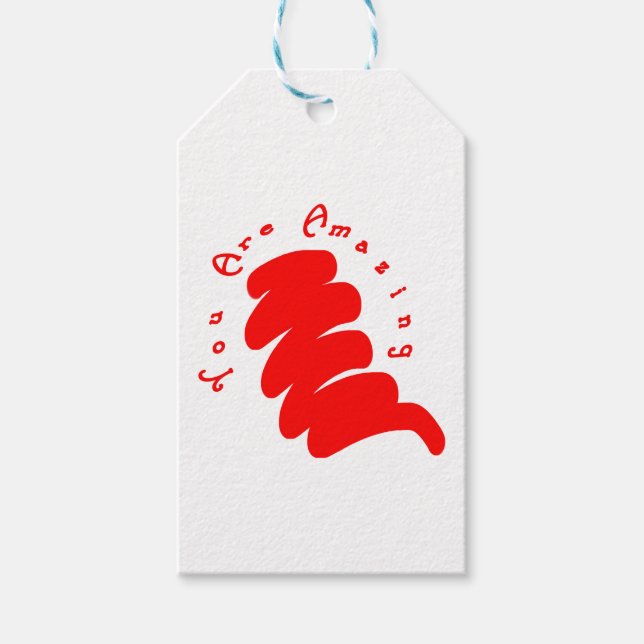 Étiquettes-cadeau Vous êtes extraordinaire ! (Devant)